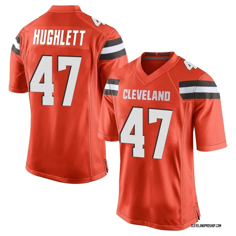 Men's Charley Hughlett Cleveland Browns Legend Inverted Silver Jersey