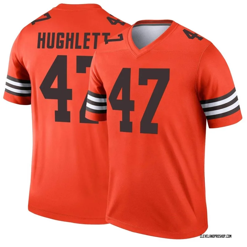 White Men's Charley Hughlett Cleveland Browns Game 1946 Collection  Alternate Jersey