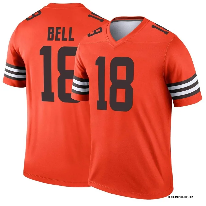 David Bell Cleveland Browns Game-Used #18 White Jersey, 49% OFF