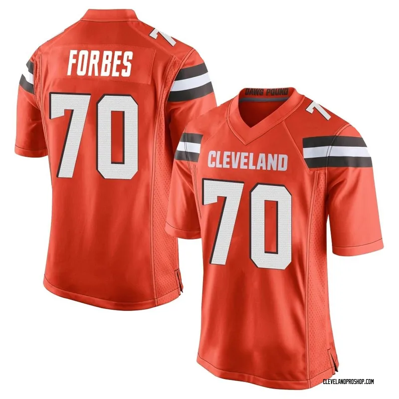 Lids Drew Forbes Cleveland Browns Fanatics Authentic Game-Used #70 White  Jersey vs. Pittsburgh Steelers on January 8, 2023