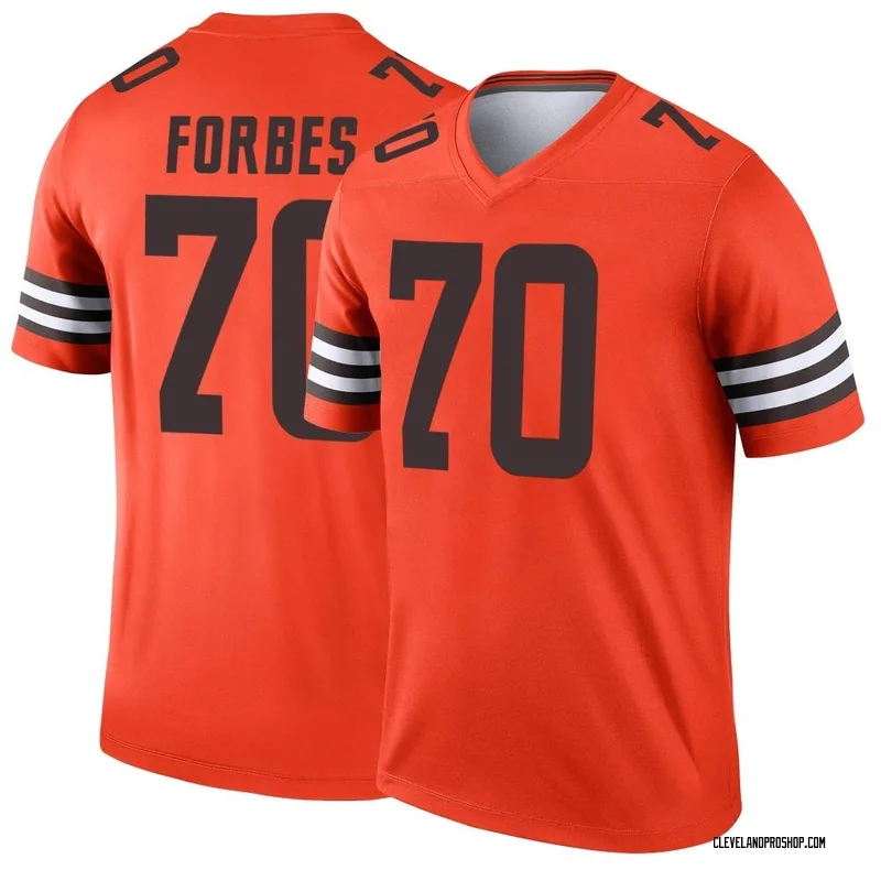 Lids Drew Forbes Cleveland Browns Fanatics Authentic Game-Used #70 White  Jersey vs. Pittsburgh Steelers on January 8, 2023