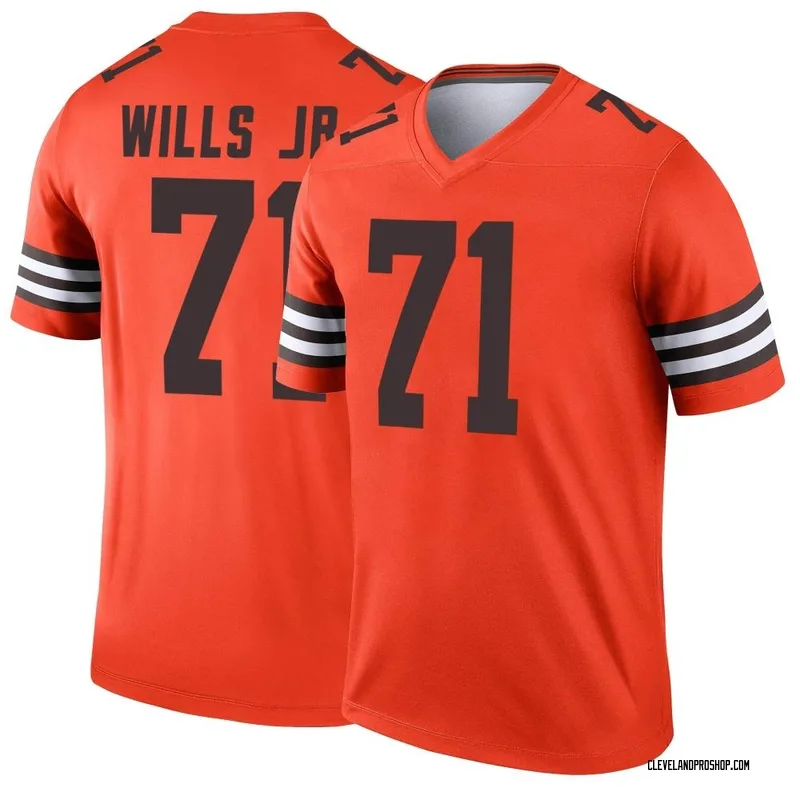 Jedrick Wills Jr. Cleveland Browns Nike Player-Issued #71 White Jersey from  the 2021 NFL Season