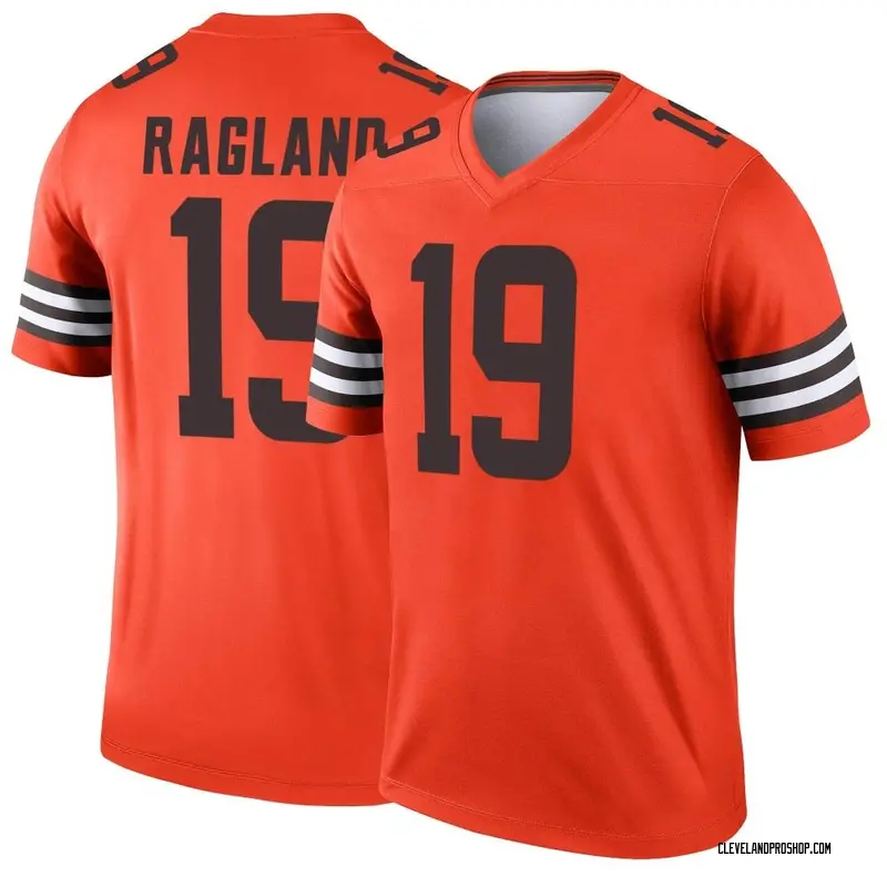 Orange Youth Reggie Ragland Cleveland Browns Legend Inverted Jersey