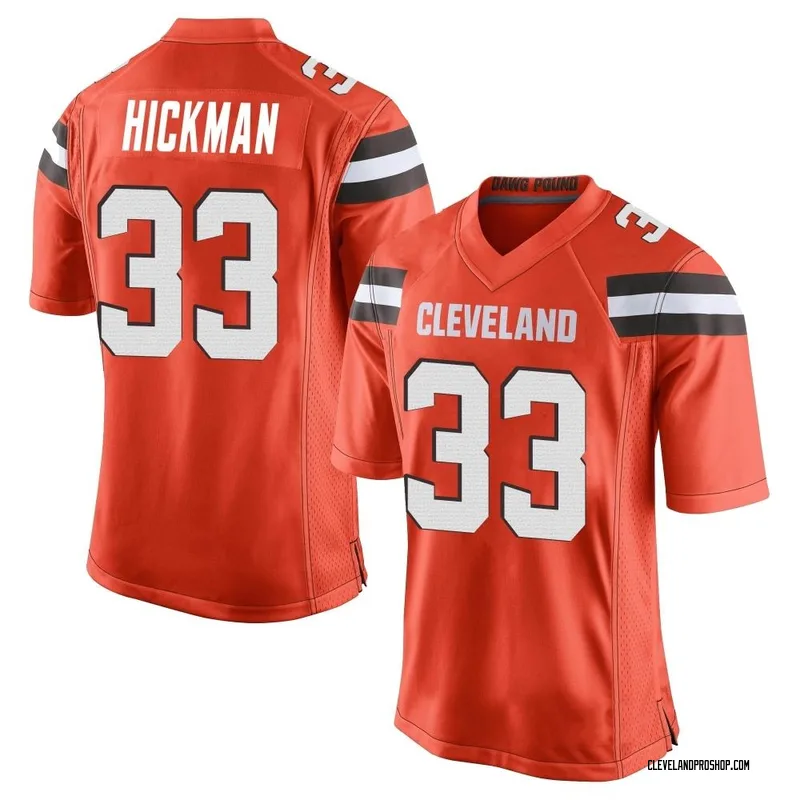 Brown Men's Ethan Pocic Cleveland Browns Game Alternate Jersey