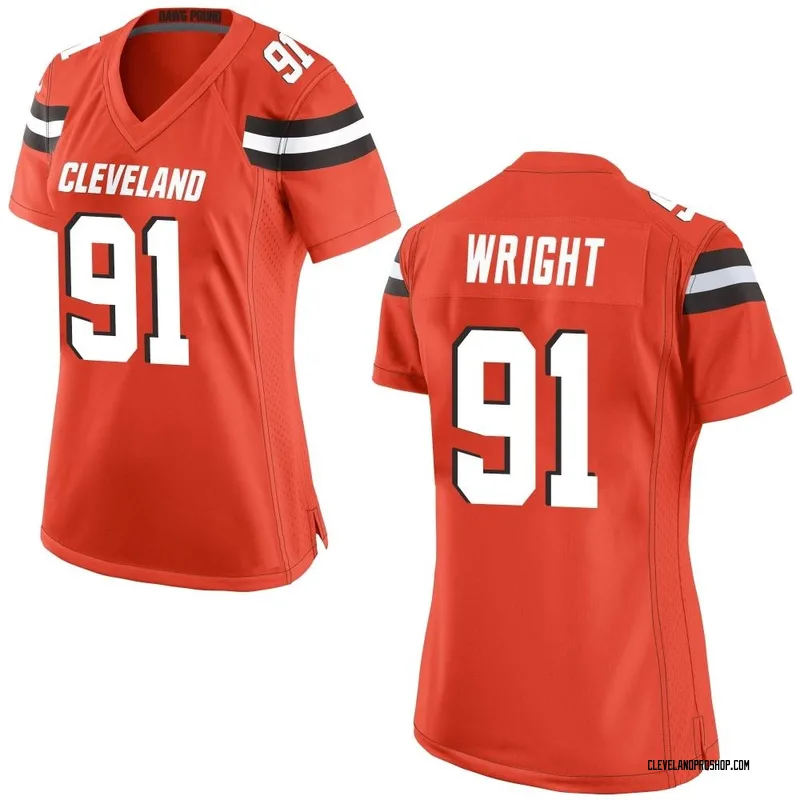 Brown Women's Alex Wright Cleveland Browns Limited Team Color Vapor  Untouchable Jersey