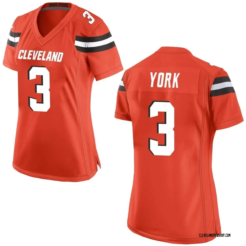 Orange Men's Cade York Cleveland Browns Game Alternate Jersey