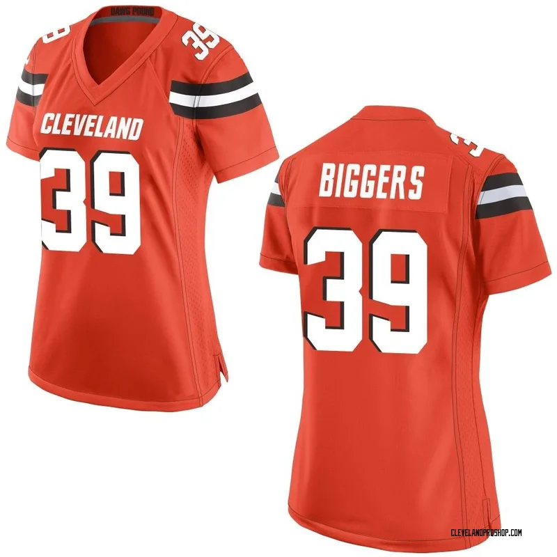 Black Women's Caleb Biggers Cleveland Browns Limited Reflective Jersey