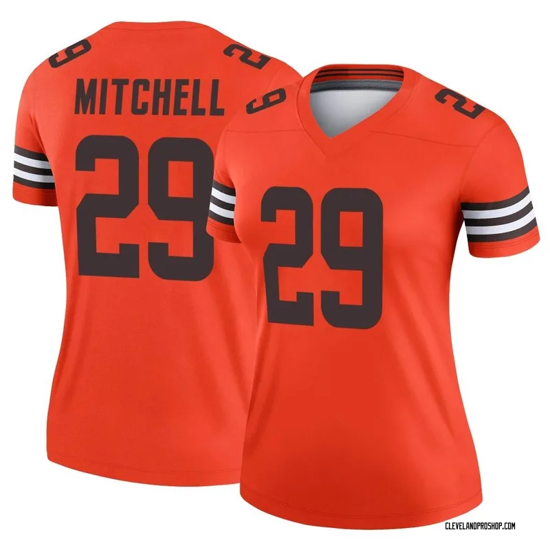 Women's Cleveland Browns Mitchell & Ness Orange/Brown Color