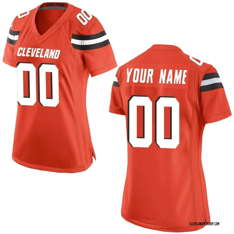 Limited Men's Orange Alternate Jersey - Football Customized Cleveland Browns  Vapor Untouchable