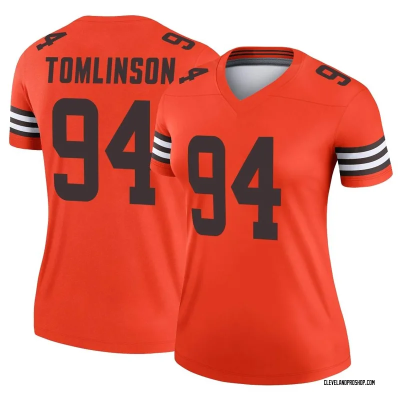 White Youth Charley Hughlett Cleveland Browns Game Jersey