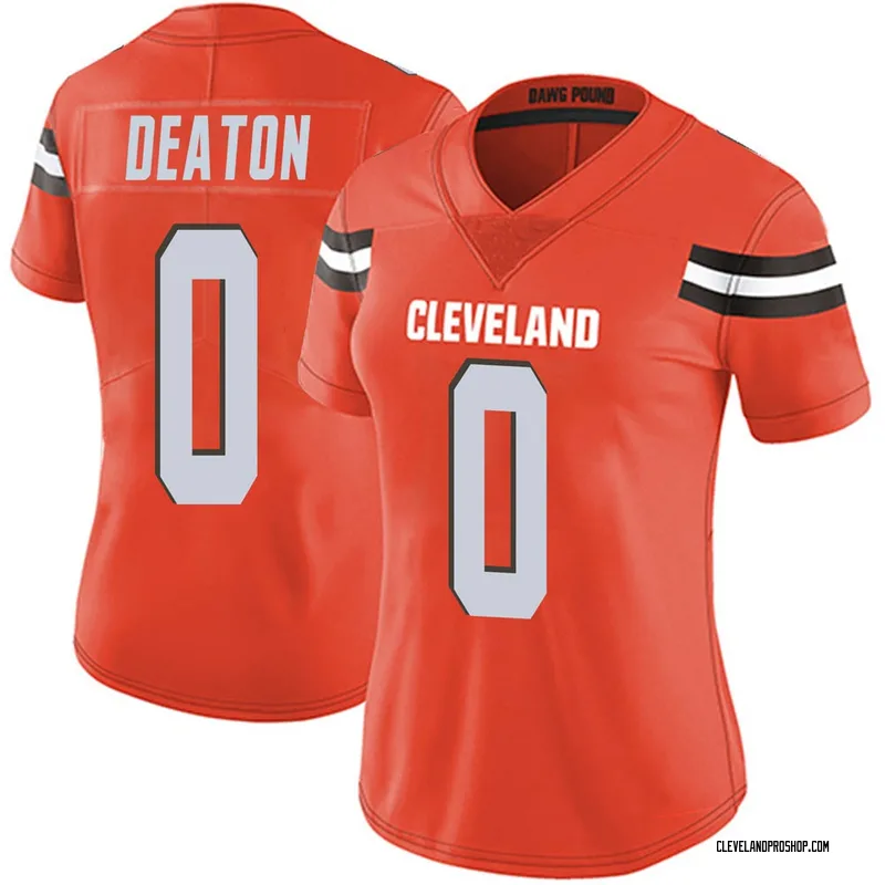 Brown Youth Dawson Deaton Cleveland Browns Limited Vapor Alternate Jersey