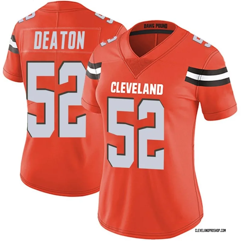 Youth Dawson Deaton Cleveland Browns Legend Inverted Silver Jersey