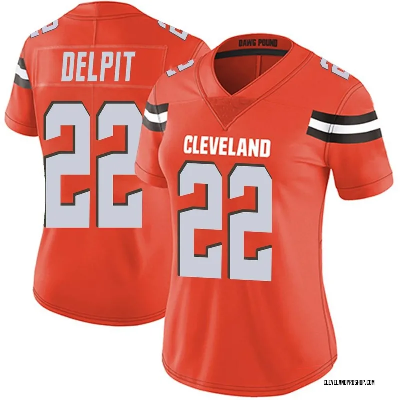 Orange Women's Grant Delpit Cleveland Browns Game Alternate Jersey