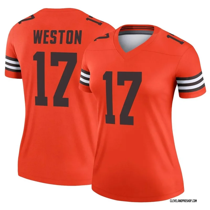 Men's Nike Nick Chubb Orange Cleveland Browns Inverted Legend Jersey