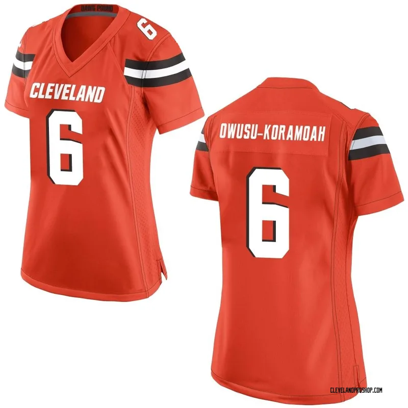 Lids Jeremiah Owusu-Koramoah Cleveland Browns Fanatics Authentic  Practice-Used #28 White Jersey from the 2021 NFL Season