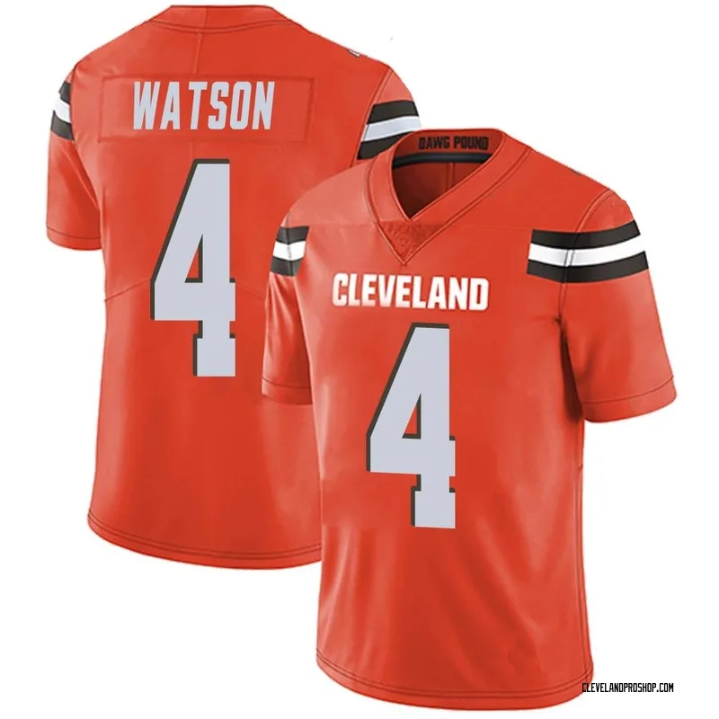 Nike Men's Cleveland Browns Deshaun Watson #4 Alternate White Game