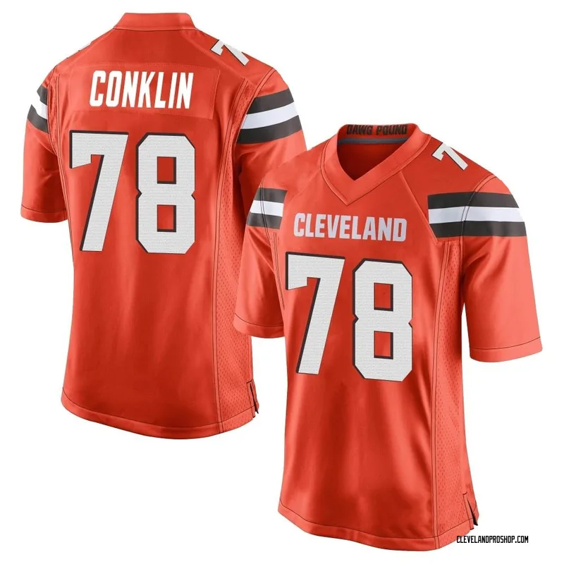 Olive Youth Jack Conklin Cleveland Browns Limited 2022 Salute To Service  Jersey