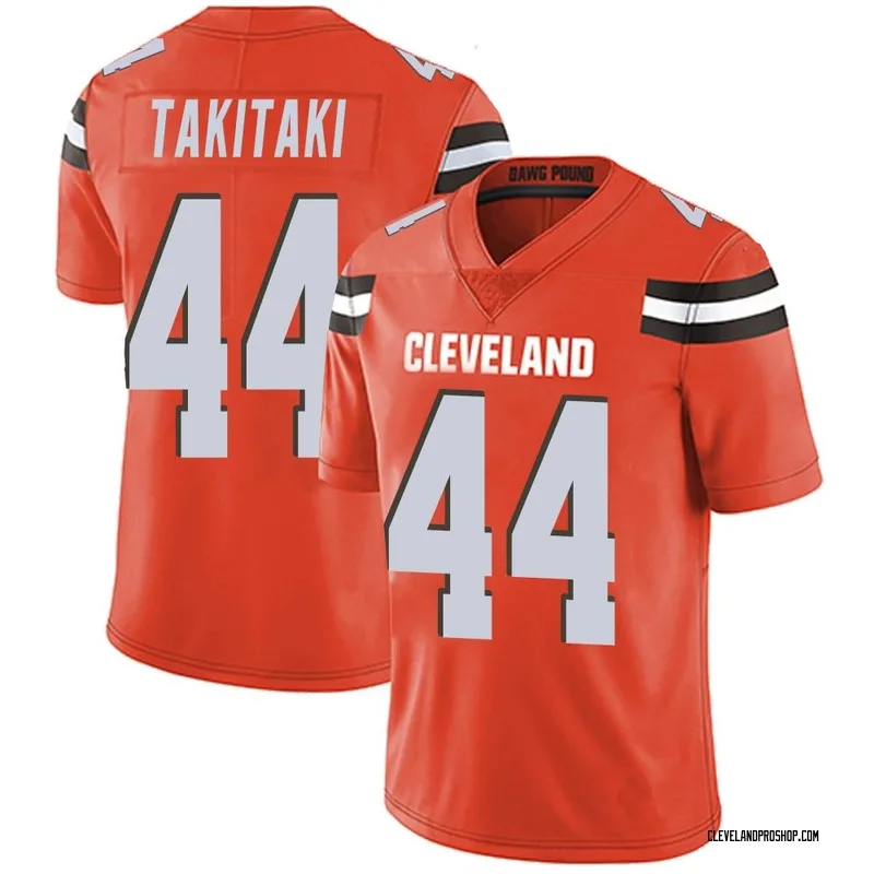 Women's Cleveland Browns Sione Takitaki Nike Brown Game Jersey