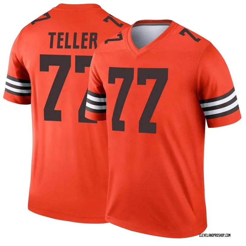 Wyatt Teller Cleveland Browns Fanatics Authentic Practice-Used #77 Brown  Jersey from the 2021 NFL Season in 2023