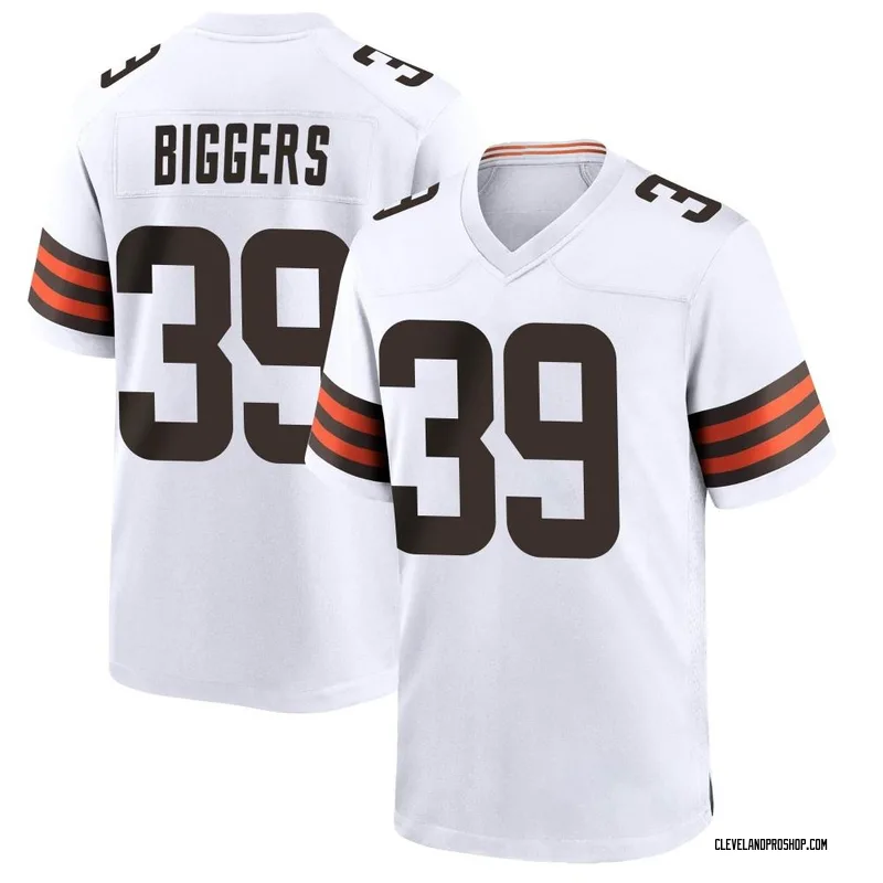 Ty Nsekhe Women's Nike Cleveland Browns Brown Custom Game Jersey Size: Small