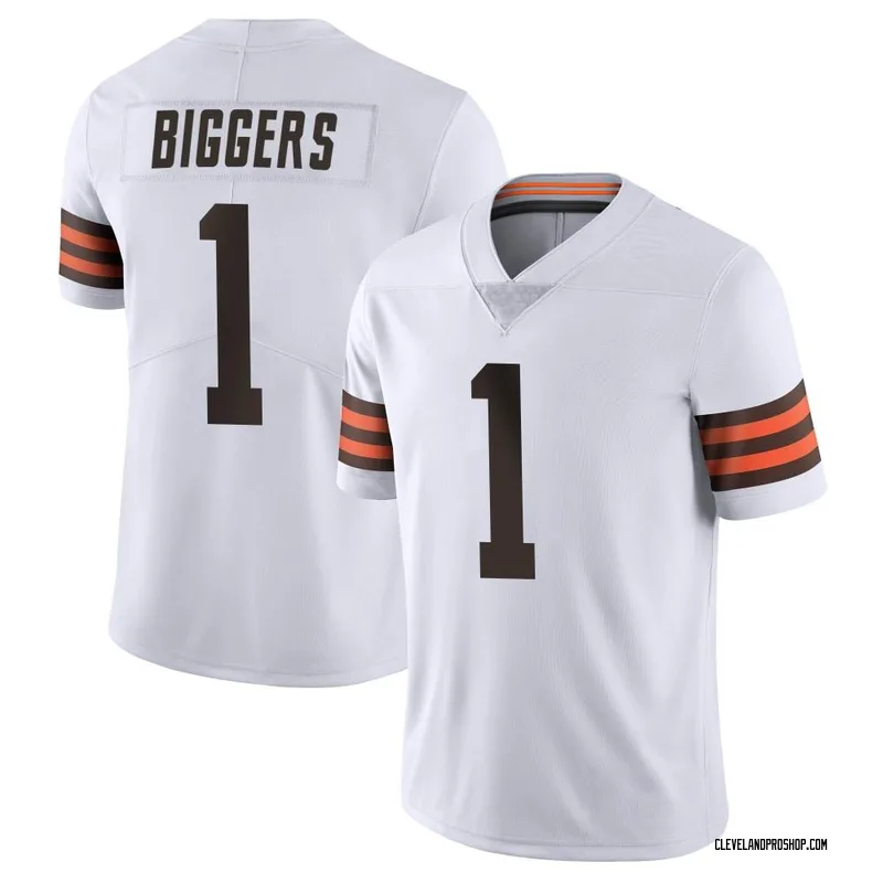 White Men's Caleb Biggers Cleveland Browns Limited Vapor