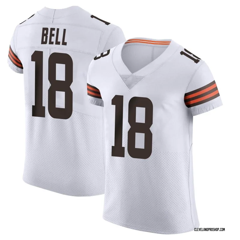 Men's Nike David Bell Brown Cleveland Browns Game Jersey