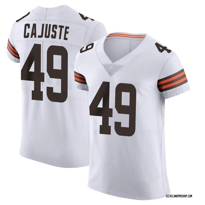 Jedrick Wills Jr Men's Nike White Cleveland Browns 1946 Collection Alternate Custom Jersey