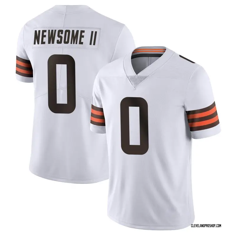 Men's Nike Greg Newsome II Brown Cleveland Browns Team Game Jersey