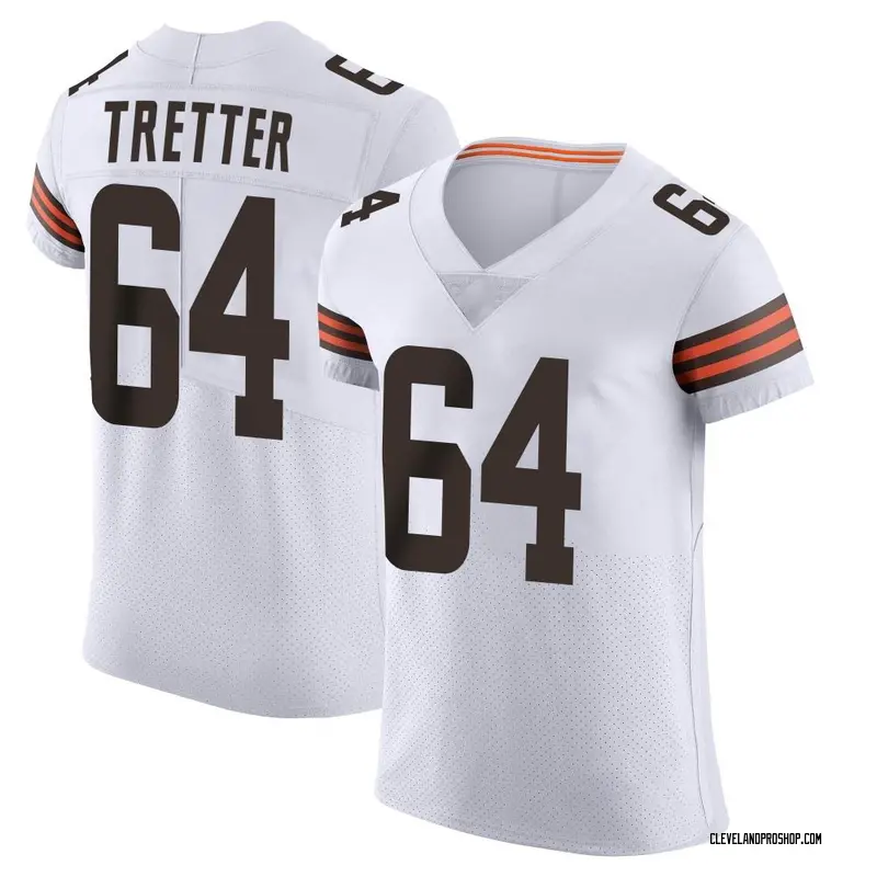 Limited Men's JC Tretter Brown Jersey - #64 Football Cleveland