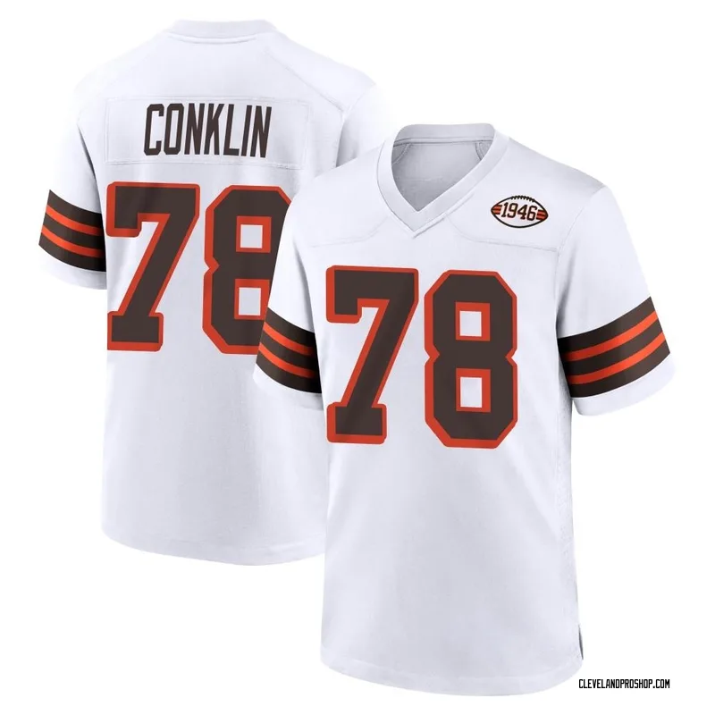 Jack Conklin Signed Custom Brown Jersey — TSE Cleveland