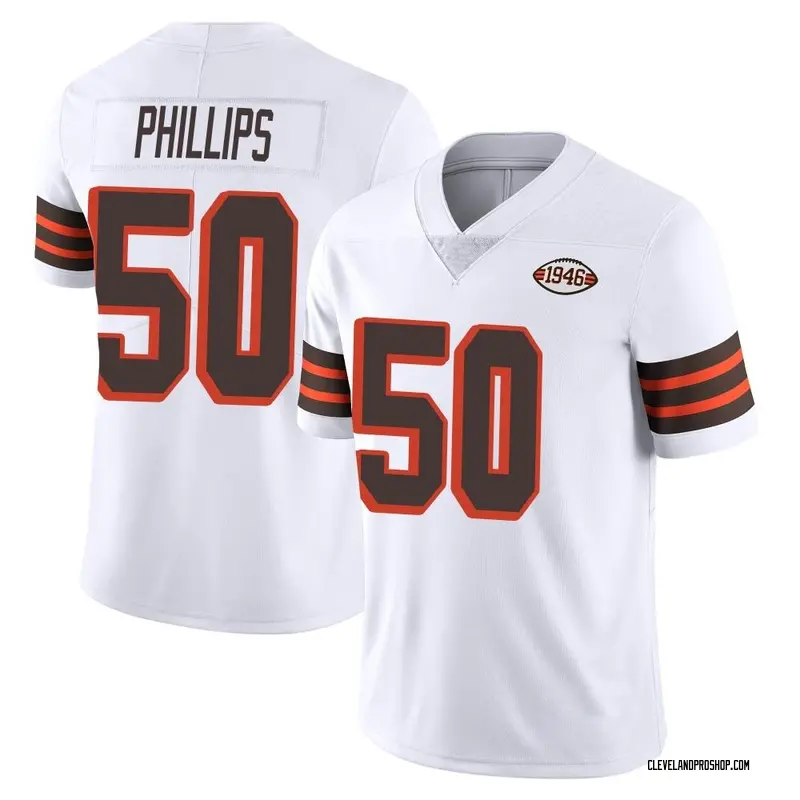 White Men's Jacob Phillips Cleveland Browns Limited Vapor 1946 Collection  Alternate Jersey