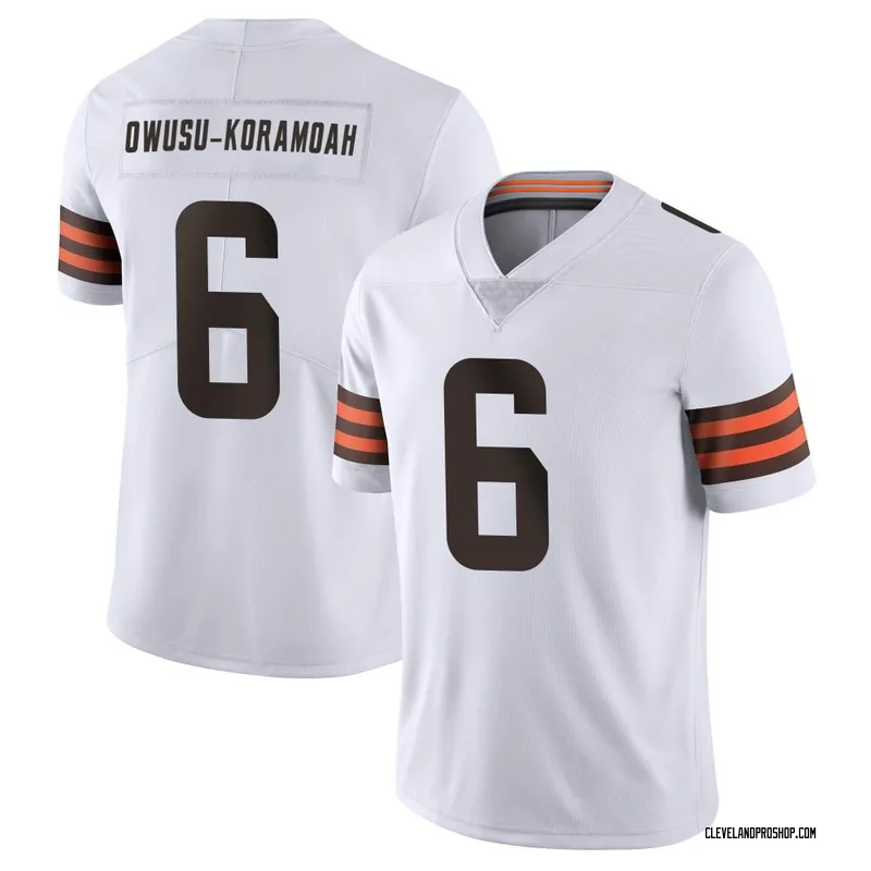 Men's Nike Jeremiah Owusu-Koramoah Brown Cleveland Browns Game Jersey