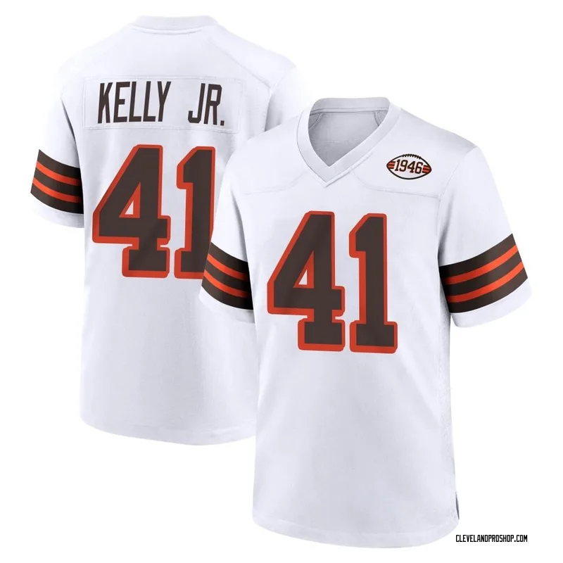 Men's Nike White Cleveland Browns 1946 Collection Alternate Custom Jersey