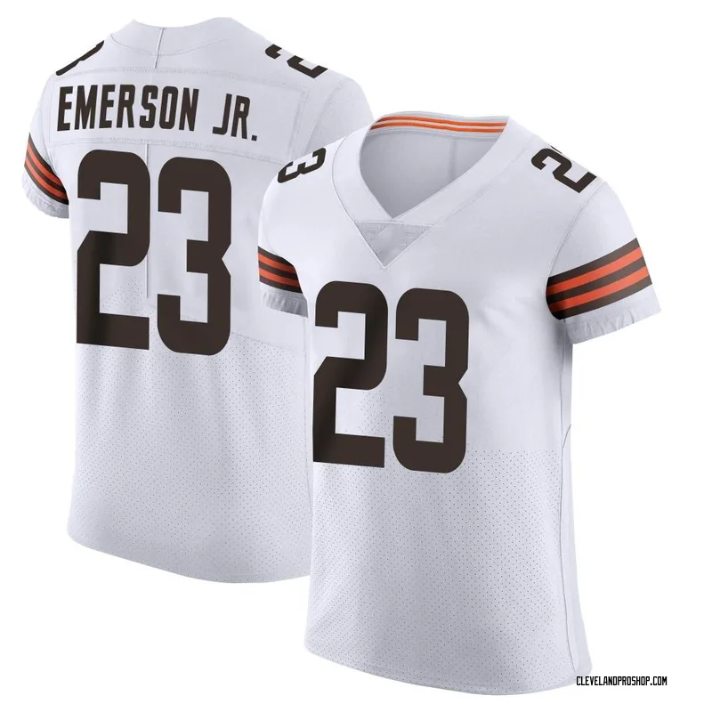 White Men's Martin Emerson Jr. Cleveland Browns Elite Vapor Jersey