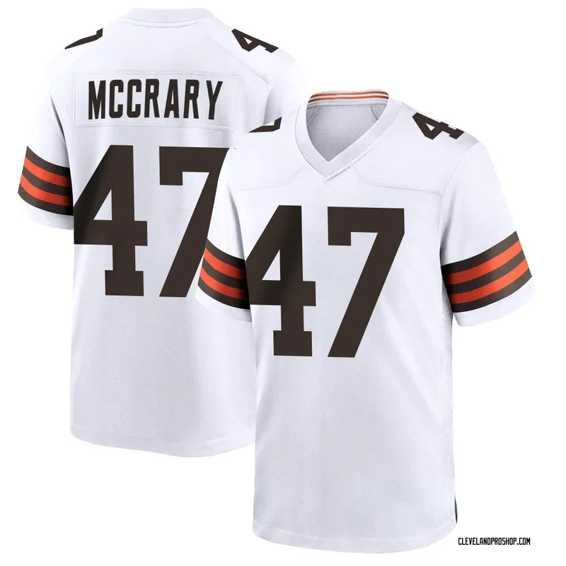 Brown Men's Nate McCrary Cleveland Browns Legend Color Rush Jersey