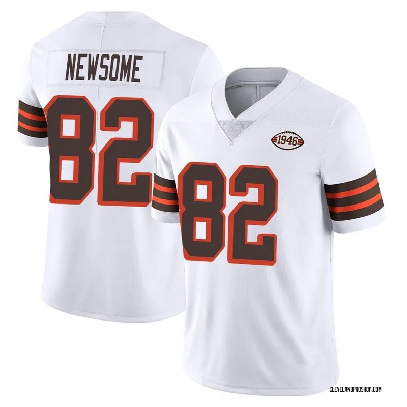 White Men's Ozzie Newsome Cleveland Browns Game Jersey