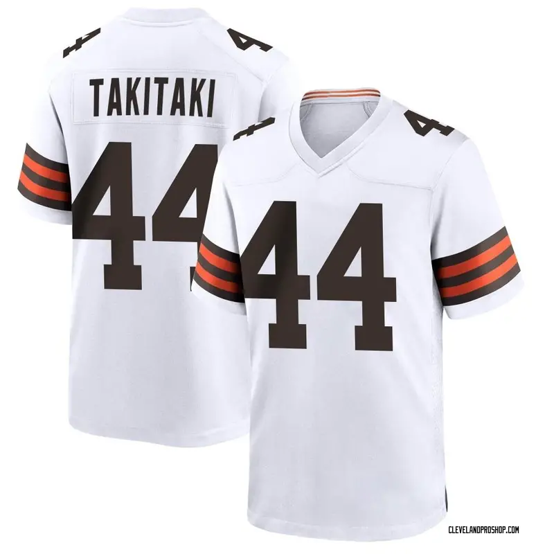 White Men's Sione Takitaki Cleveland Browns Game 1946 Collection