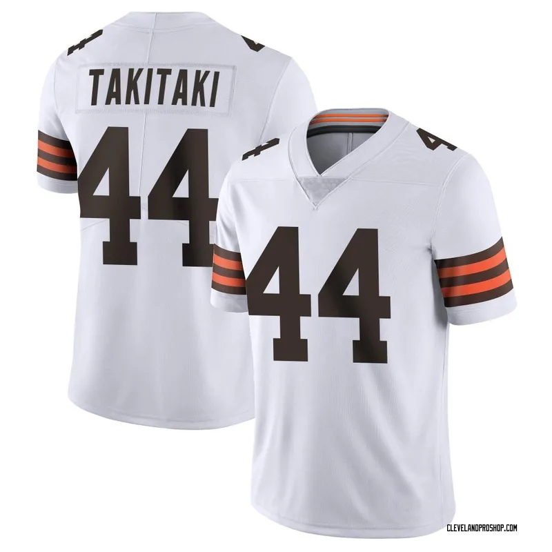 Women's Nike Sione Takitaki Brown Cleveland Browns Game Jersey Size: Medium