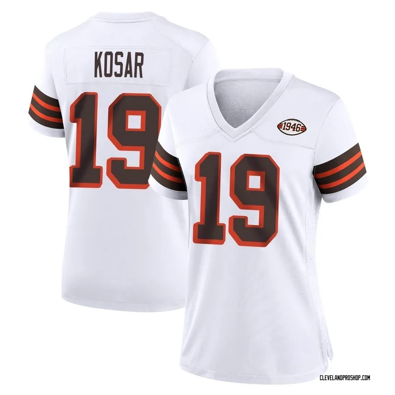 Ty Nsekhe Women's Nike Cleveland Browns Brown Custom Game Jersey Size: Small