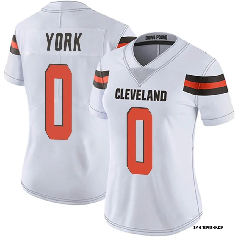 Top-selling Item] Cleveland Browns Cade York 3 White Vapor Limited