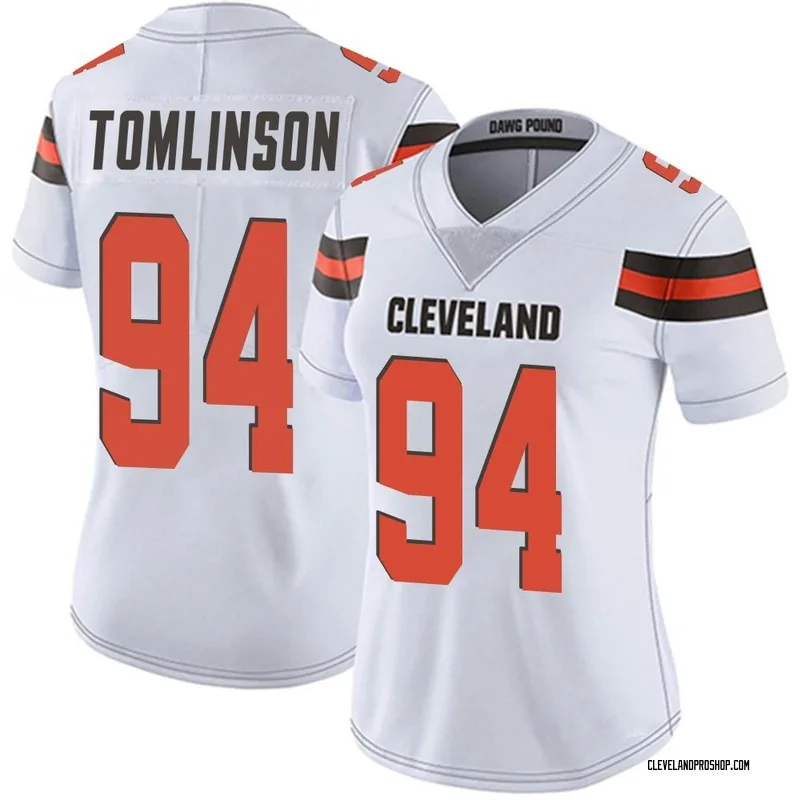 Men's Nike Dalvin Tomlinson Brown Cleveland Browns Game Player Jersey