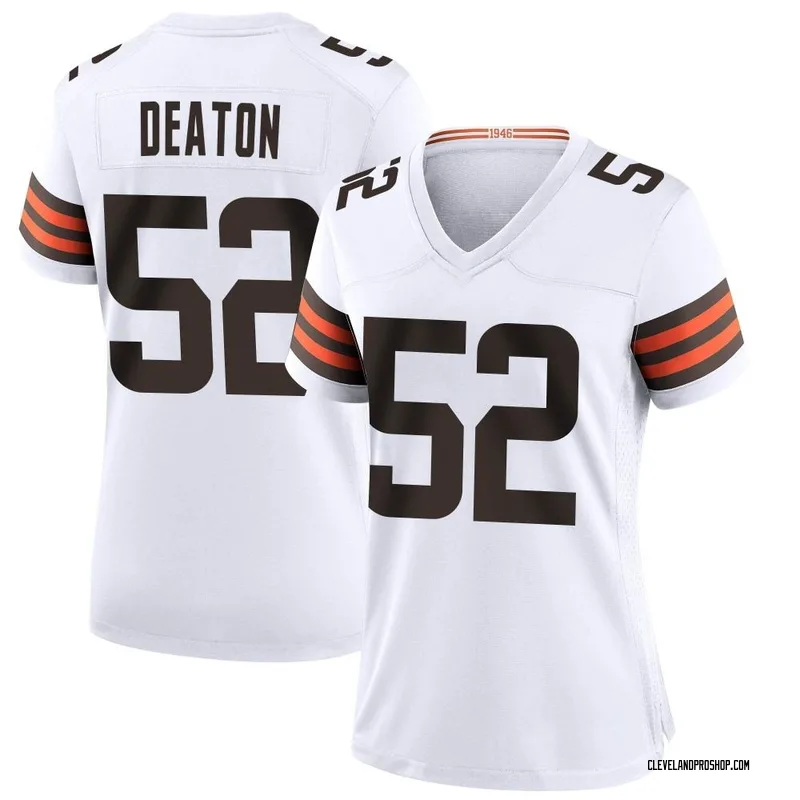 Top-selling Item] Cleveland Browns Dawson Deaton 52 White Vapor Limited 3D  Unisex Jersey