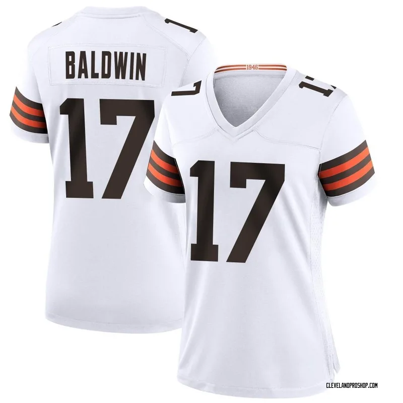 White Women's Daylen Baldwin Cleveland Browns Game Jersey