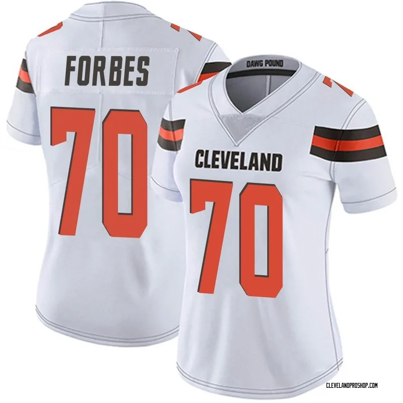 Drew Forbes Women's Nike Brown Cleveland Browns Alternate Custom Game Jersey Size: Small