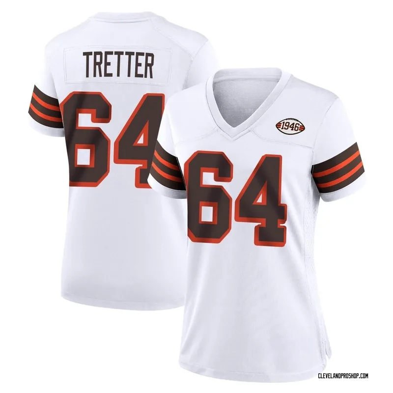 JC Tretter Cleveland Browns Nike Game-Used #64 White Jersey vs