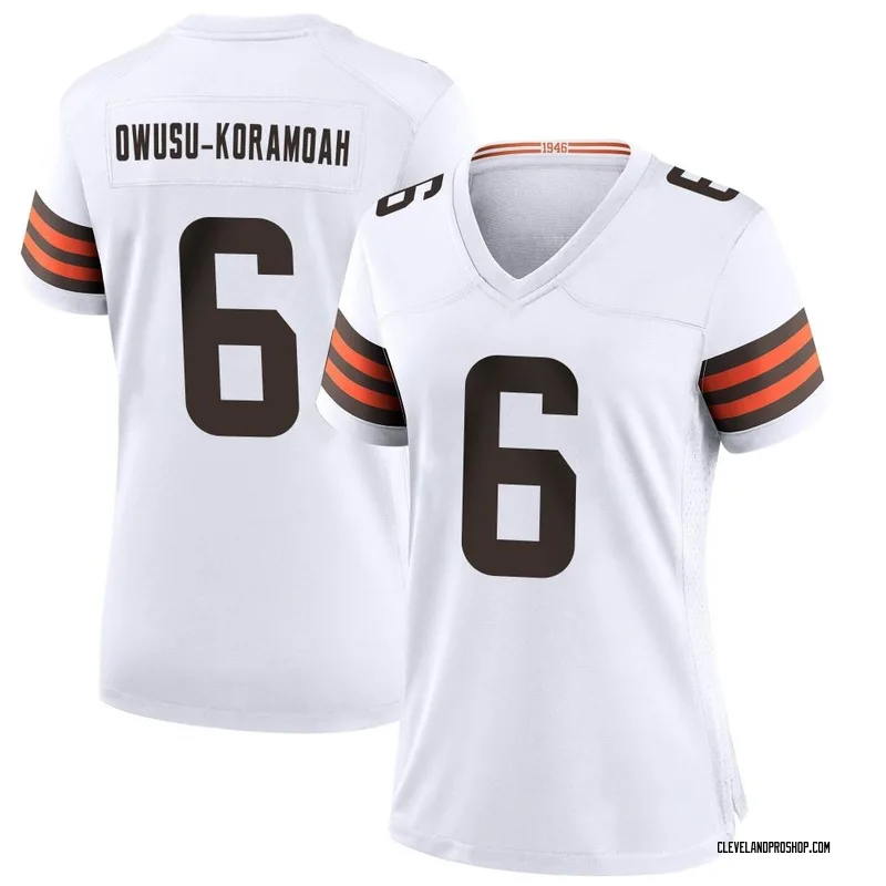 Top-selling Item] Browns Jeremiah Owusu-Koramoah 28 Vapor Limited White 3D  Unisex Jersey