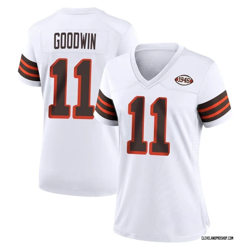 Brown Men's Marquise Goodwin Cleveland Browns Game Team Color Jersey