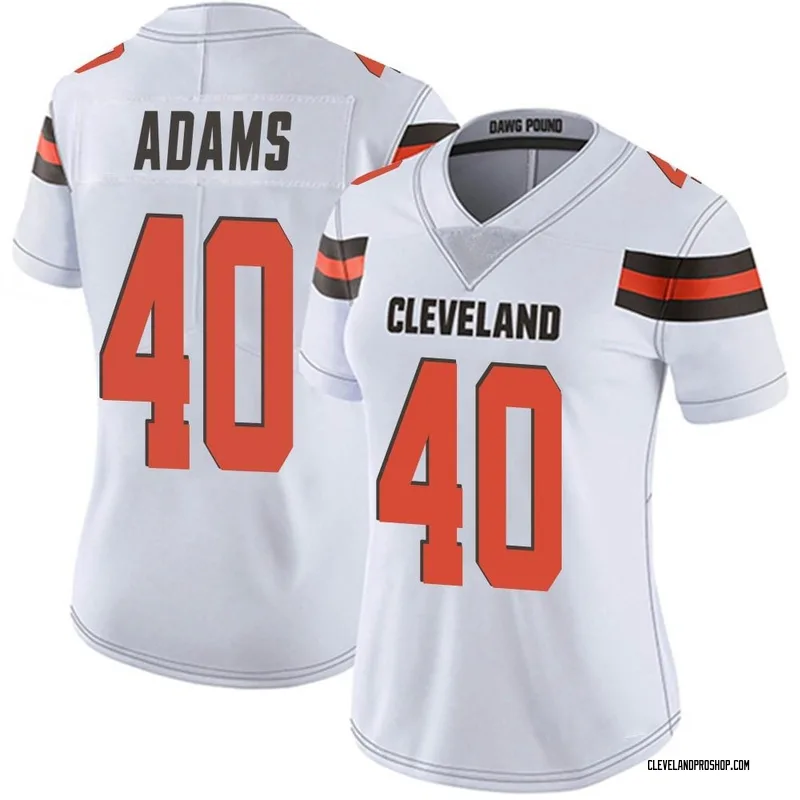 Orange Women's Matthew Adams Cleveland Browns Game Alternate Jersey