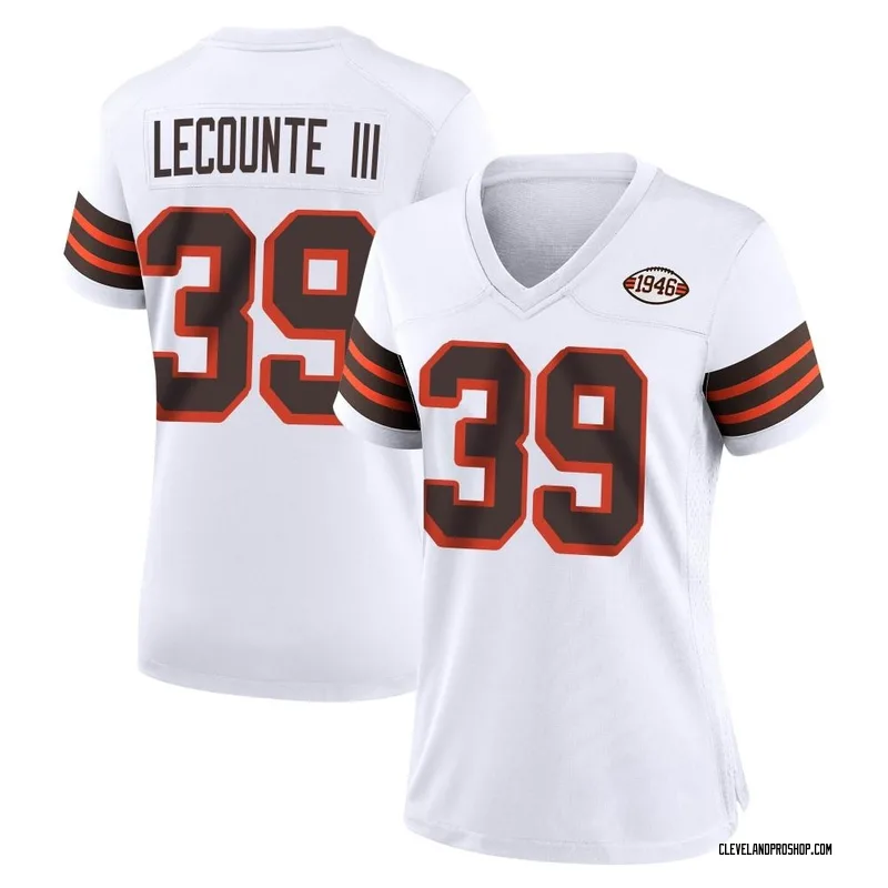 White Women's Richard LeCounte III Cleveland Browns Game 1946 Collection  Alternate Jersey