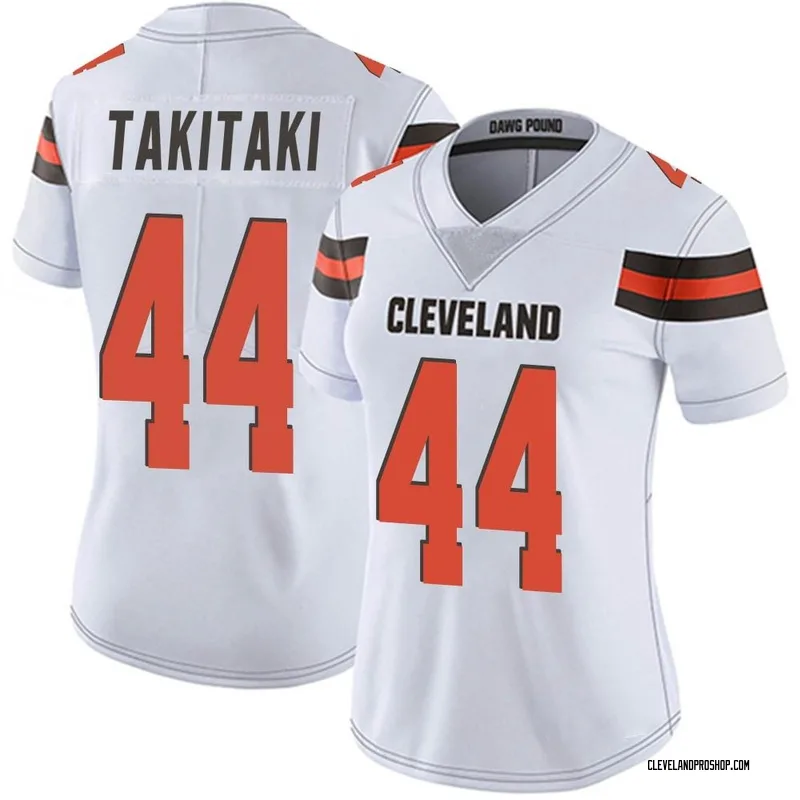 Women's Nike Sione Takitaki Brown Cleveland Browns Game Jersey